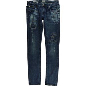 ReRock For Express Skinny Jeans Stretch Bling C089